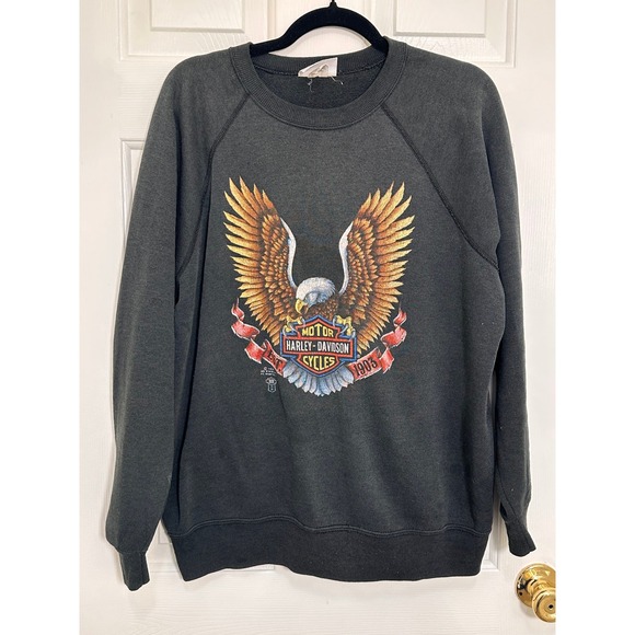 Harley-Davidson Other - Vintage 1989 Harley Davidson Daytona Bike Week Sweatshirt XL Emblem Eagle